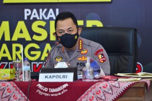 Kapolri Tekankan Momentun Pertumbuhan Ekonomi Harus Diiringi Strategi Pengendalian Covid-19