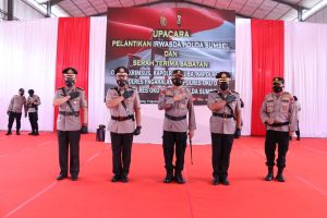 2 PJU dan 5 Kapolres Jajaran Polda Sumsel Diserah Terimakan