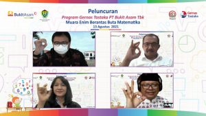 PT Bukit Asam Tbk Turut Partisipasi  Gerakan Nasional Pemberantasan Buta Literasi & Matematika