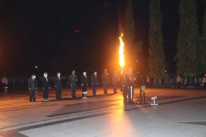 Kenang Jasa Pahlawan Kapolda Sumsel Pimpin Apel Renungan Suci di Taman Makam Pahlawan