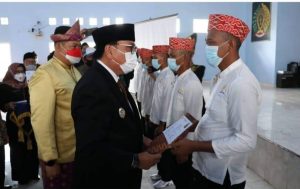 Pj. Bupati Serahkan Remisi Kepada 592 Warga Binaan Lapas Kelas II B Muara Enim.