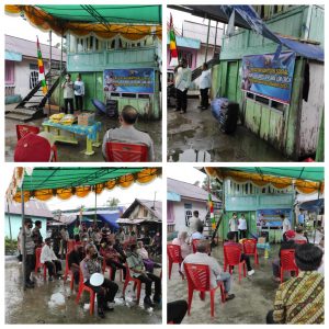 Polda Sumsel Bersama LSM Liga Masyarakat Cinta Kesehatan Giat Bansos Pada Masyarakat Terdampak Covid-19