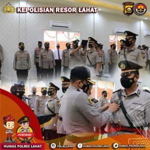 Kapolres Lahat Pimpin Sertijab Kapolsek Pulau Pinang dan Kasi Humas