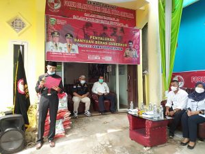 FORSI KN UMKM Sriwijaya Sumsel Dapat Bantuan Beras Dari Gubernur Sumsel