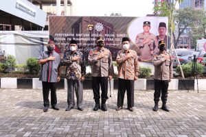 Polda Sumsel Distribusikan 3 Ton Beras Kepada PW Muhammadiyah Sumsel