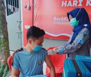 Jajaran Pegawai dan WBP Lapas Kelas IIA Lahat, Vaksinasi Tahap II