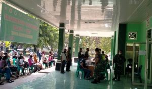 Percepat Vaksinasi, Kodim 0405/Lahat Kembali Gelar Serbuan Vaksin