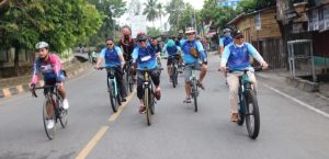 Wabup Lahat Bersama Forkompimda Gowes Virtual Ride 60K Road To Sriwijaya Ranau Grand Fondo 2021
