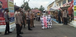 Kapolres Lahat Bersama Forkompimda  Lepas Pendistribusian Bansos