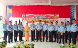Lapas Kelas IIA Lahat Gelar Pelepasan dan Purna Bhakti dan Pengantar Tugas Pegawai yang Mutasi