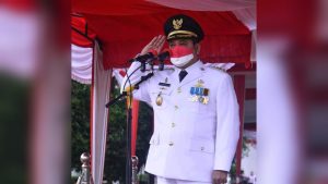 Bupati Banyuasin Menjadi Inspektur Upacara HUT Ke -76