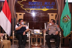 Gubernur Herman Deru Sambut Kedatangan Kapolda Baru