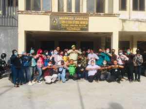 PPM Sumsel Jalin Silahturahmi Dengan Awak Media Dan Bagikan Beras 10 Kilogram