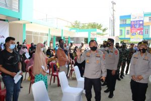 Kapolda Sumsel Hadiri Kegiatan Serbuan Vaksinasi dan Baksos Nusantara