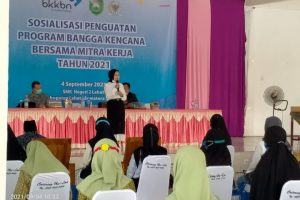 Sri Meliyana Sosialisasi Penguatan Program Bangga Kencana Bersama Mitra Kerja Tahun 2021