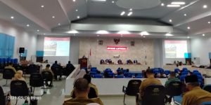 DPRD Kabupaten Lahat Rapat paripurna Membahas Raperda tentang perubahan APBD kabupaten Lahat tahun 2021