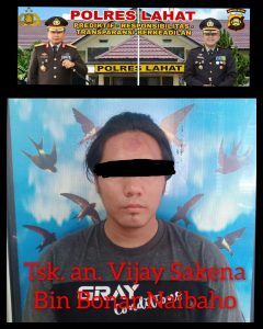 Sering Transaksi, Vijay Sakena Diamankan Satres Narkoba Polres Lahat