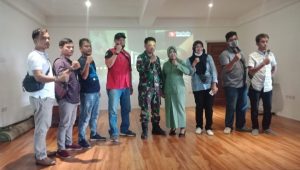 Pindah tugas, Pasi Intel Kodim 0405/Lahat Perpisahan Bersama Awak Media Lahat