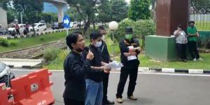 Gabungan LSM kabupaten Lahat Sampaikan Aksi di Kejati Sumsel Usut Tuntas Dugaan KKN di OPD Lahat