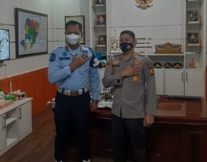 Jalin Sinergitas Lapas Kelas IIA Lahat Silahturahmi ke Polres Lahat