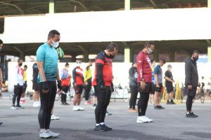 Kapolda Sumsel dan  Pangdam II/Sriwijaya Melaksanakan Fun Bike Bersama Pimpinan Perbankan Wilayah Sumsel