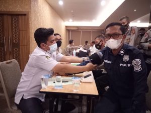 Cek Kondisi Kesehatan Personel, Biddokkes Polda Sumsel Gelar Rikkes Berkala Tahun 2021