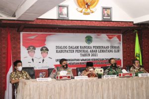 Kapolres Pali Menghadiri Kegiatan Dialog Dalam Rangka Pembinaan Ormas Kabupaten Pali
