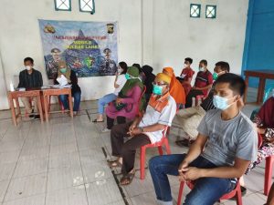 Polres Lahat Kembali, Giat Vaksinasi Mobile Presisi di Kota Lahat, Desa Merapi dan Pesantren Al – Kautsar