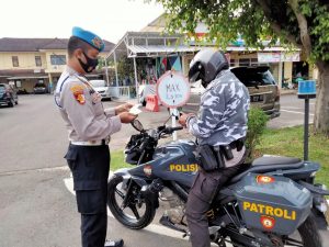 Polda Sumsel Melaksanakan Kegiatan Penegakkan, Penertiban dan Disiplin (Gaktibplin) Terhadap Kendaraan Anggota Polri