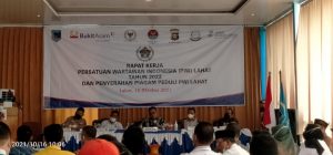 Sekda Lahat Membuka Rakerda PWI Lahat Tahun 2022