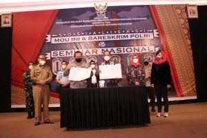 Kapolda Sumsel Hadiri Sosialisasi Nota Kesepahaman dan Seminar Nasional Online