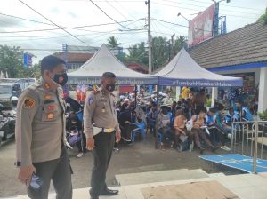 Polres Lahat Makin Gencar Melaksanakan Vaksinasi