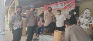 Inovasi Vaksin Bahagia Polres Lahat, Setelah Warga Divaksin Mendapat Sembako dan Kupon