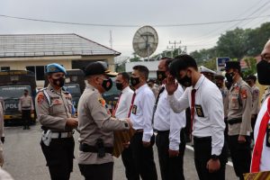 Ungkap Kasus Pembunuhan Kurang dari 24 Jam, 33 Personel Polres Lahat Raih Penghargaan