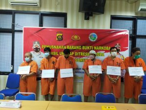 Musnahkan Sabu 492 Gram, Sumsel Urutan Kedua Tingkat Penyalahgunaan Narkoba Tertinggi