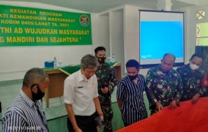 Kodim 0405/Lahat Gelar Program Bakti Kemandirian Masyarakat