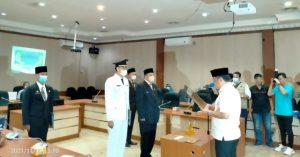 Bupati Lahat Lantik 4 Pejabat Administrator Dilingkup Pemda Lahat