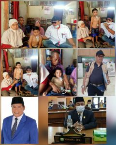 Rencana Mau Bantu, Anggota DPRD Siak Selamat S.Pd.i Jadwalkan Kunjungi Rumah Bocah Pengidap Leher Bocor di Pekanbaru