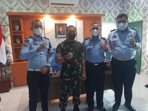 Jalin Sinergitas, Kalapas Lahat Silahturahmi ke Kodim 0405/Lahat