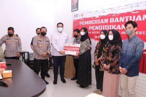 Kapolda Sumsel : Terimakasih dan Apresiasi kepada PT Bukit Asam Tbk Berikan Bantuan Beasiswa