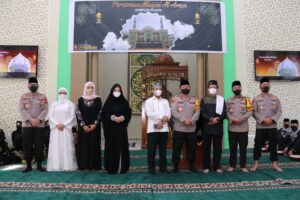 Kapolda Didampingi Wakapolda Sumsel Resmikan Masjid Alaman Pakri