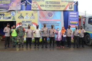 Kakorsabhara Baharkam Polri selaku Ketua Tim Tinjau Pospam Simpang DPRD di Provinsi Sumsel