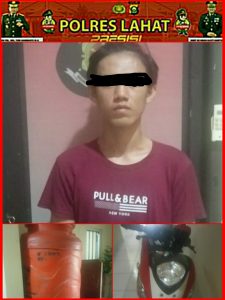 Curi Tiang Bendera dan Tedmond, TF Diamankan Satreskrim Polsek Kota Lahat