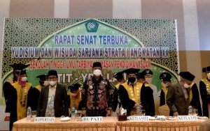 Bupati Lahat Hadiri Yudisium dan Wisuda  Sarjana Strata I Angkatan XX