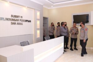 Kapolda Sumsel Didampingi Wakapolda  Tinjau Gedung RPK Ditreskrimum Polda Sumsel