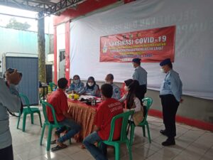 Lapas Kelas IIA Lahat Bekerjasama Dinkes Lahat, Vaksinasi Covid-19 Periode Ke-2 Bagi Warga Binaan