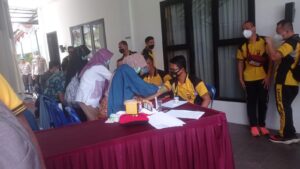 Polda Sumsel Pengambilan Sumpah dan Penandatanganan Fakta Integritas Seleksi Sekolah Inspektur Polisi