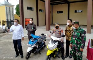 Bupati Lahat dan Ketua DPRD Lahat Undi 2 Unit Hadiah Motor Vaksinasi Presisi Polres Lahat