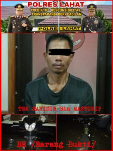 Curi Motor di pinggir Jalan Sardin Diamankan Satreskrim Polsek Kota Lahat