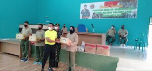 Jum’at Berkah, Kodim 0405/Lahat Bagikan Sembako